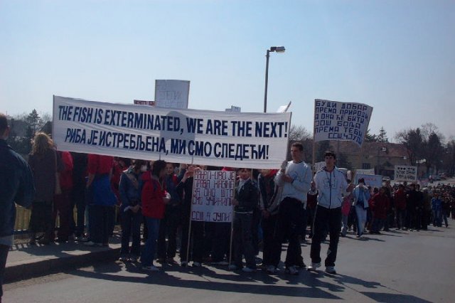 Протести на светски Дан вода 2005.
