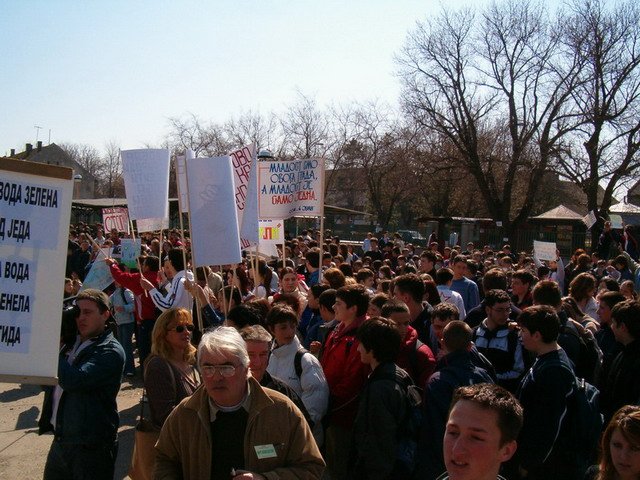 Протести на светски Дан вода 2005.