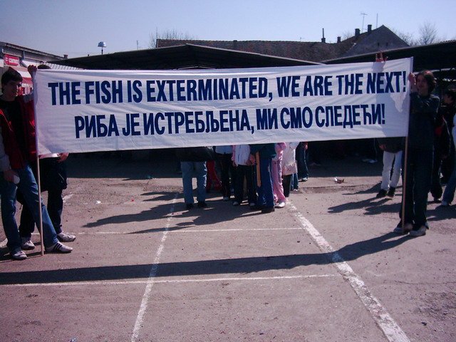 Протести на светски Дан вода 2005.