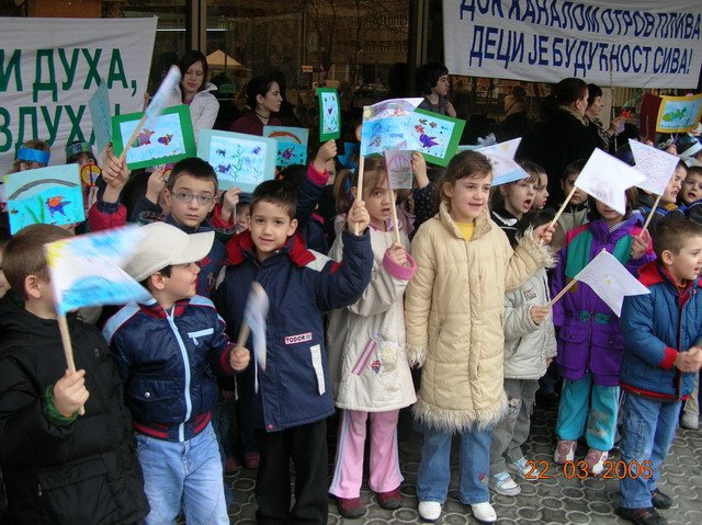 Протести на светски Дан вода 2006.