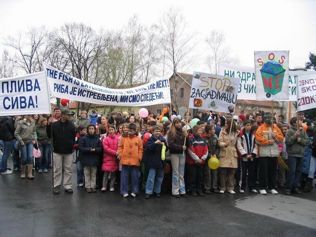 Протести на светски Дан вода 2007.