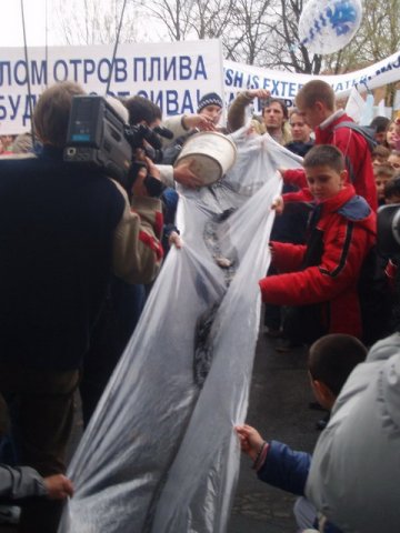 Протести на светски Дан вода 2007.