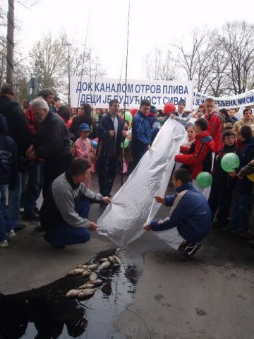 Протести на светски Дан вода 2007.